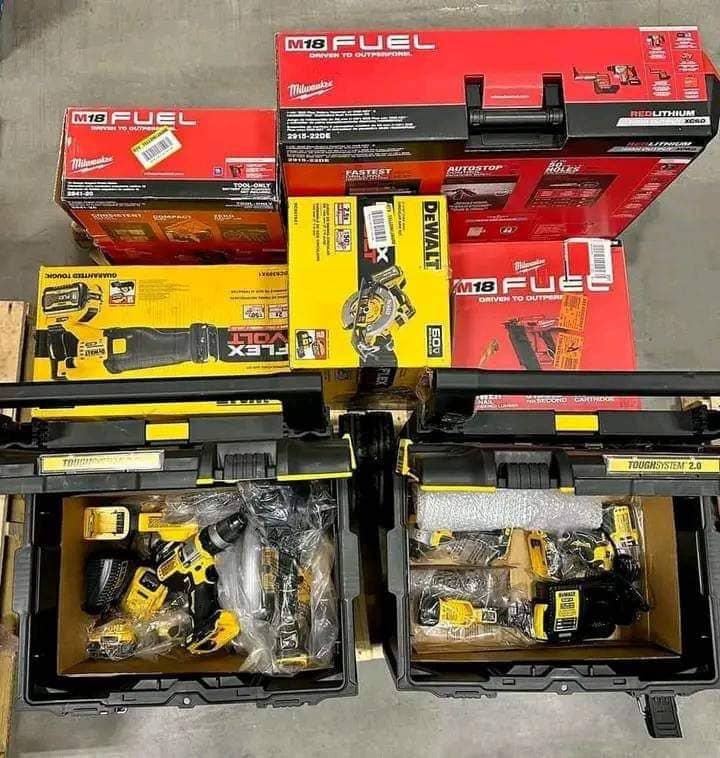 Palette d’outils mixtes (DeWalt et Milwaukee) - Image 7