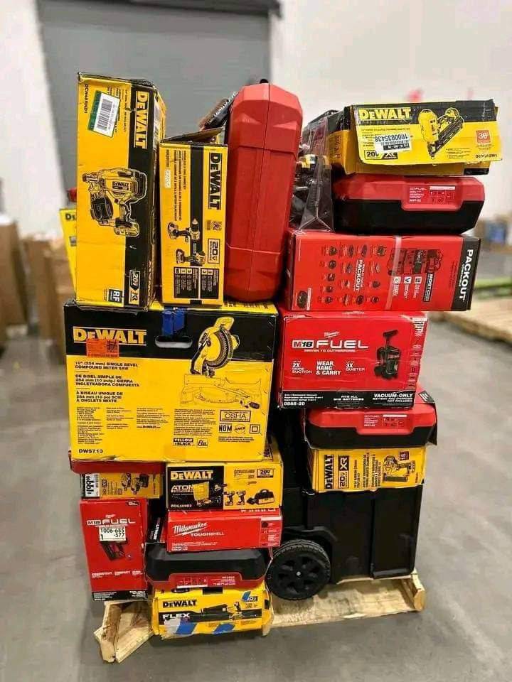Palette d’outils mixtes (DeWalt et Milwaukee) - Image 2