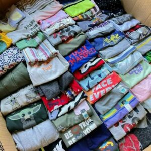 Palette de vêtements tendance pour enfants – 600 pièces neuves