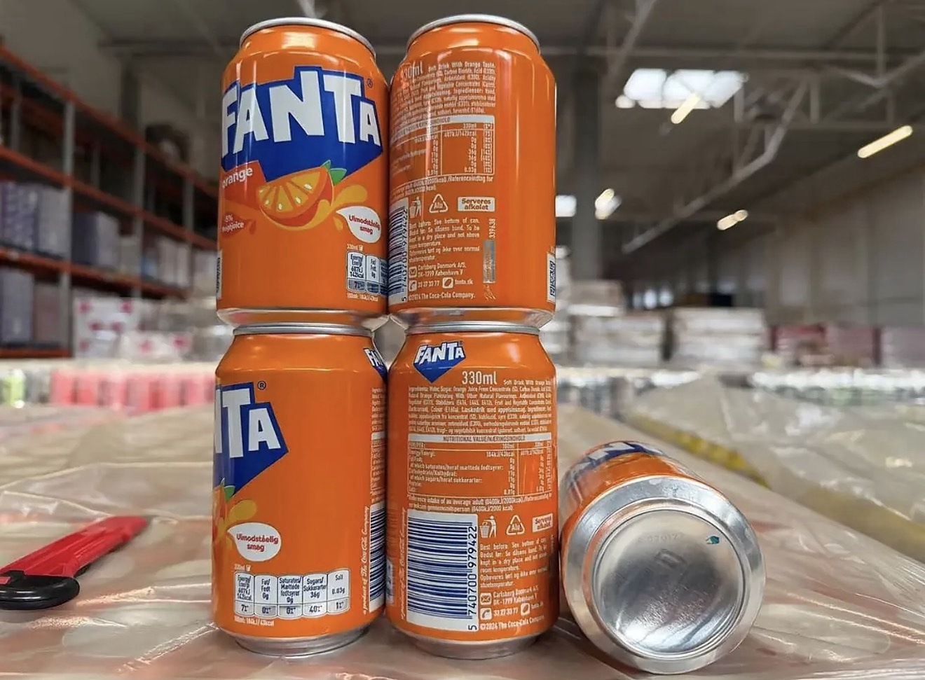 Palettes coca cola & Fanta ( 330ml )